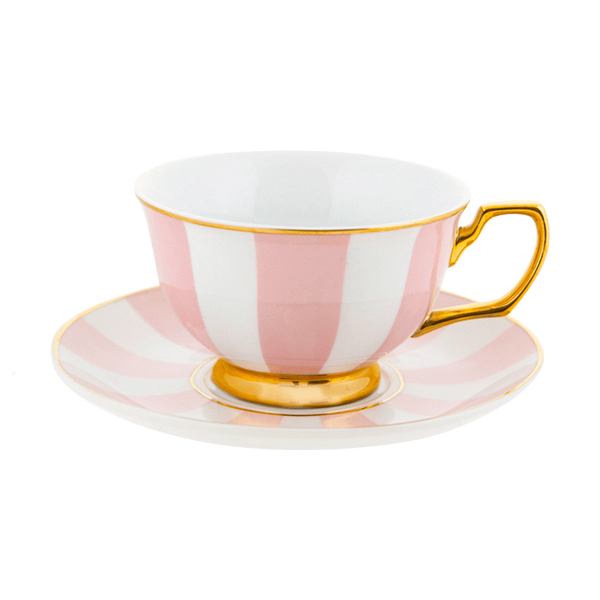 Teacup Blush Stripes - Cristina Re Designs