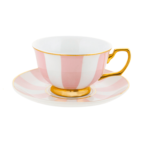 Teacup Blush Stripes - Cristina Re Designs