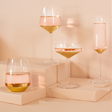 Wine Glass Estelle Gold Set of 2 - Cristina Re Designs