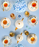 Teacup & Saucer French Toile