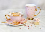 Mug Polka Gold Blush - Cristina Re Designs