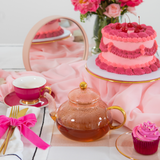 Teapot Rose Glass - Cristina Re Designs