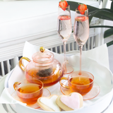 Teapot Rose Glass - Cristina Re Designs