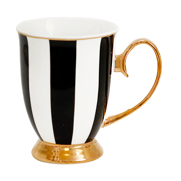 Mug Ebony Stripes - Cristina Re Designs