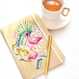 Flamingo Jungle - A5 Journal - Cristina Re Designs