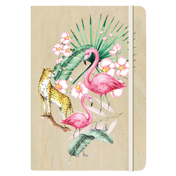 Flamingo Jungle - A5 Journal - Cristina Re Designs