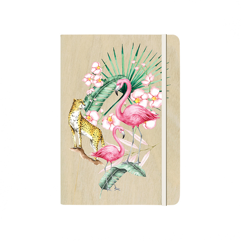 Flamingo Jungle - B6 Notebook - Cristina Re Designs