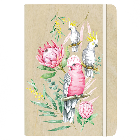 Parrots & Proteas - A5 Journal - Cristina Re Designs