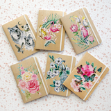 Peacock Garden - B6 Notebook - Cristina Re Designs